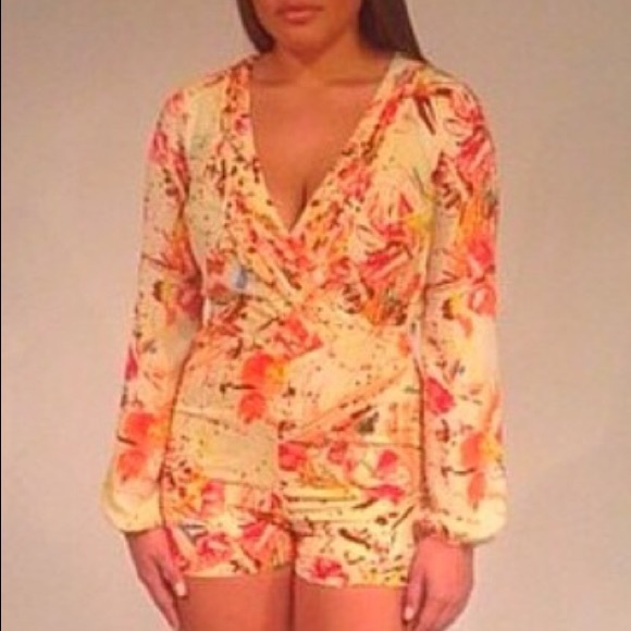 Floral Romper - Picture 1 of 2